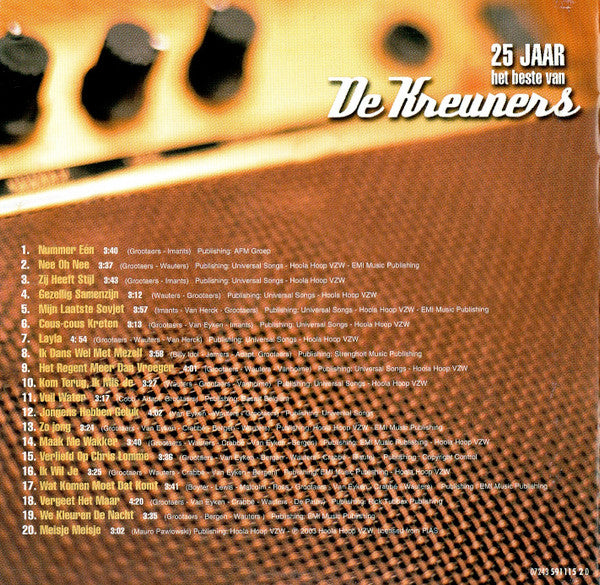De Kreuners -25 Jaar Het Beste Van De Kreuners
