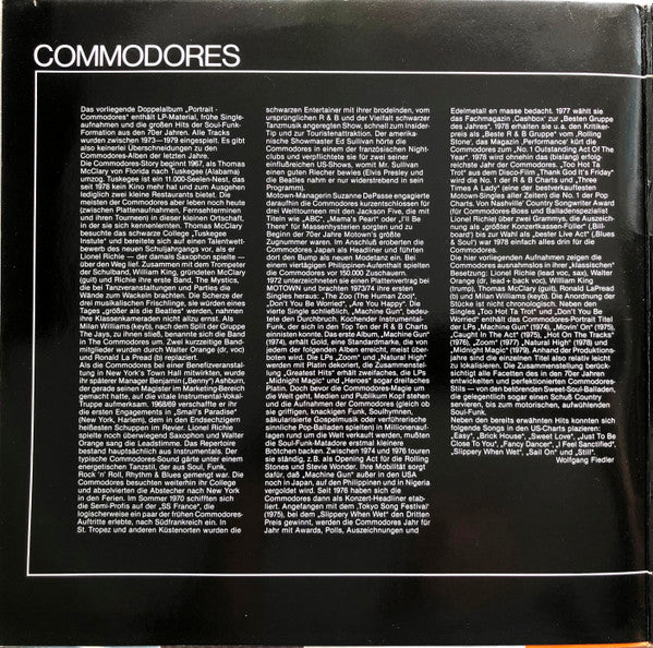 Commodores -Portrait
