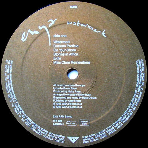 Enya -Watermark