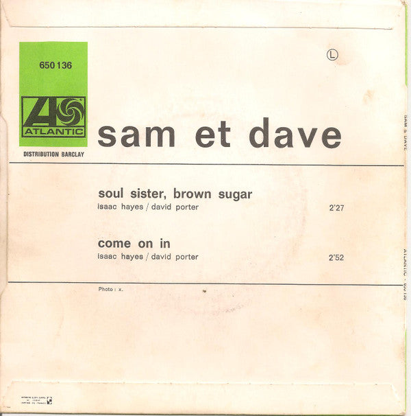 Sam And Dave* - Soul Sister, Brown Sugar