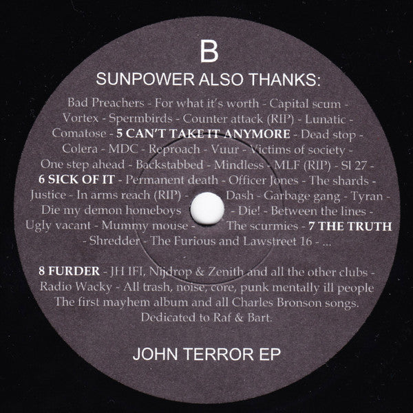 Sunpower -John Terror EP