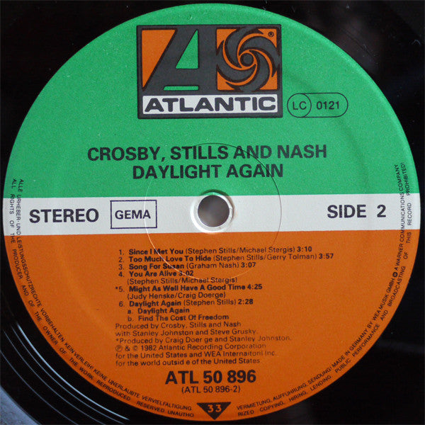 Crosby, Stills & Nash -Daylight Again