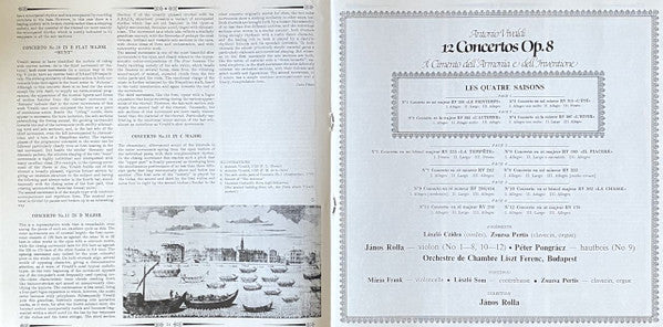 Vivaldi* - Liszt Ferenc Chamber Orchestra, János Rolla - 12 Concerti Op.8 - Il Cimento Dell' Armonia E Dell' Inventione Including "The Four Seasons"