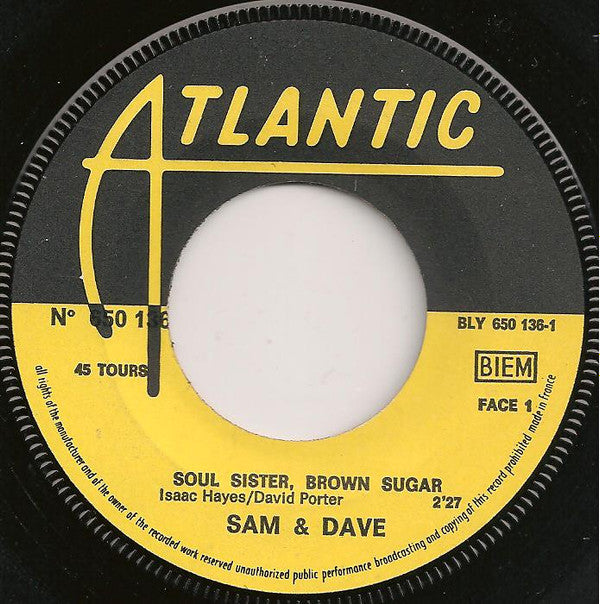 Sam And Dave* - Soul Sister, Brown Sugar