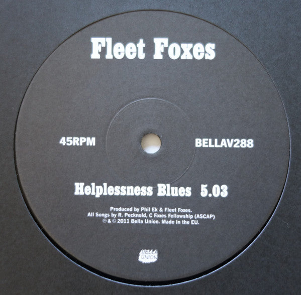 Fleet Foxes -Helplessness Blues / Battery Kinzie