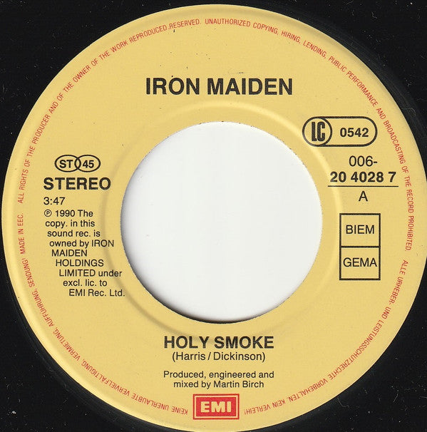 Iron Maiden -Holy Smoke