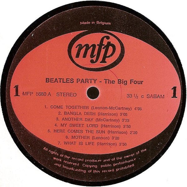 The Big Four (4) -Beatles Party