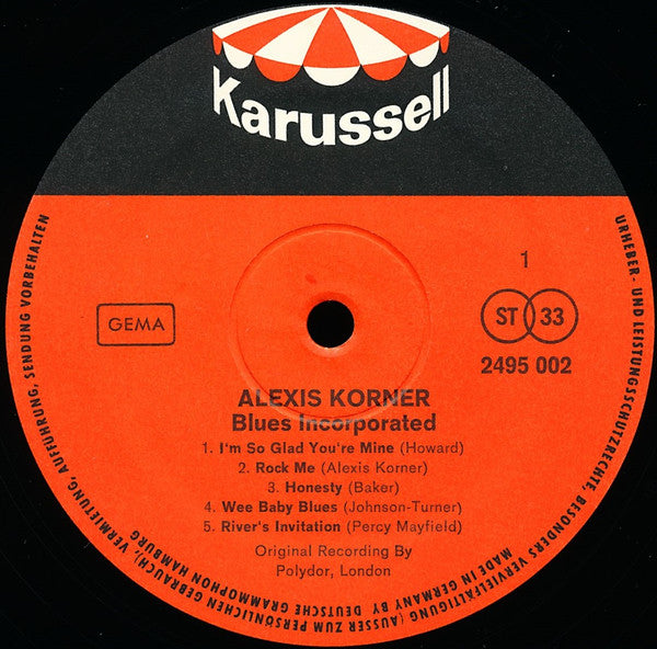 Alexis Korner Blues Incorporated* -Alexis Korner Blues Incorporated