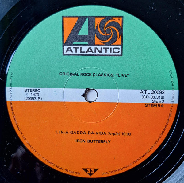 Iron Butterfly -Live