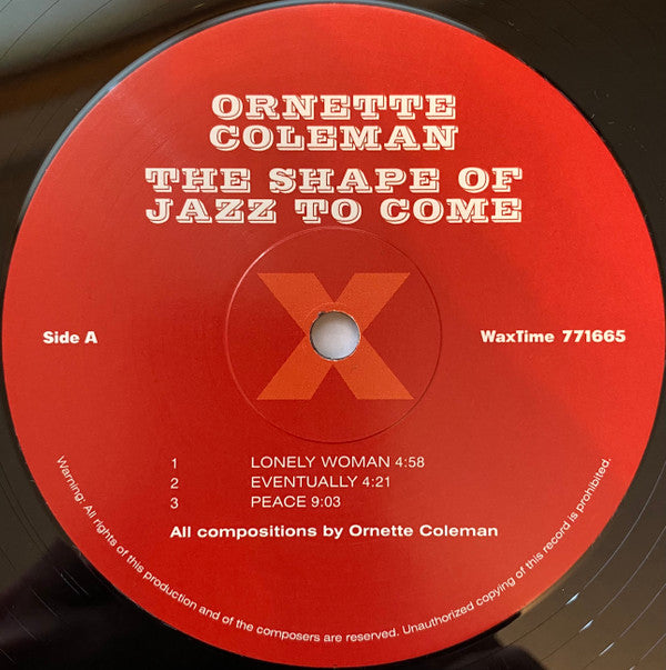 Ornette Coleman - The Shape Of Jazz To Come