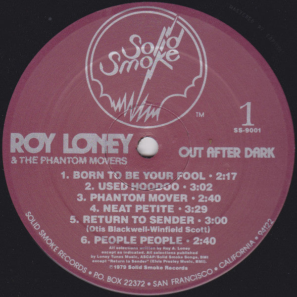 Roy Loney & The Phantom Movers -Out After Dark