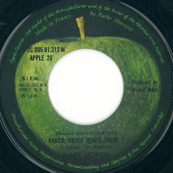 Mary Hopkin -Knock, Knock Who's There? / I'm Going To Fall In Love Again