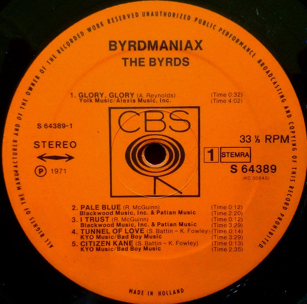 The Byrds -Byrdmaniax