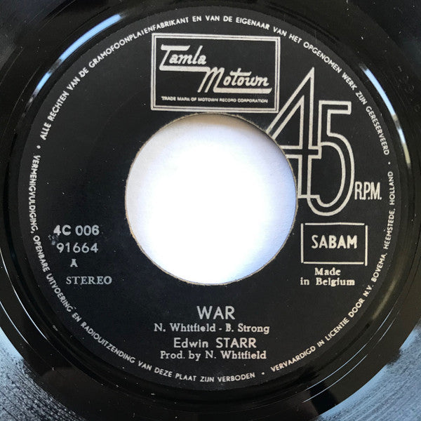 Edwin Starr -War / He Who Picks A Rose