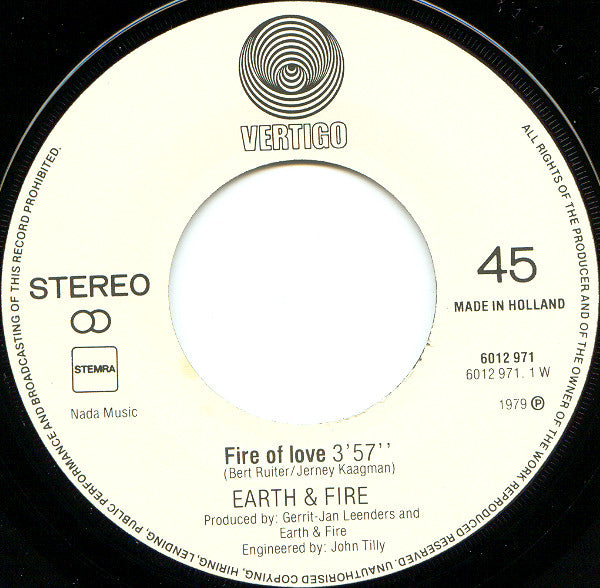 Earth & Fire* -Fire Of Love