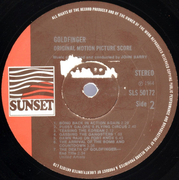 John Barry -Goldfinger (Original Motion Picture Score)