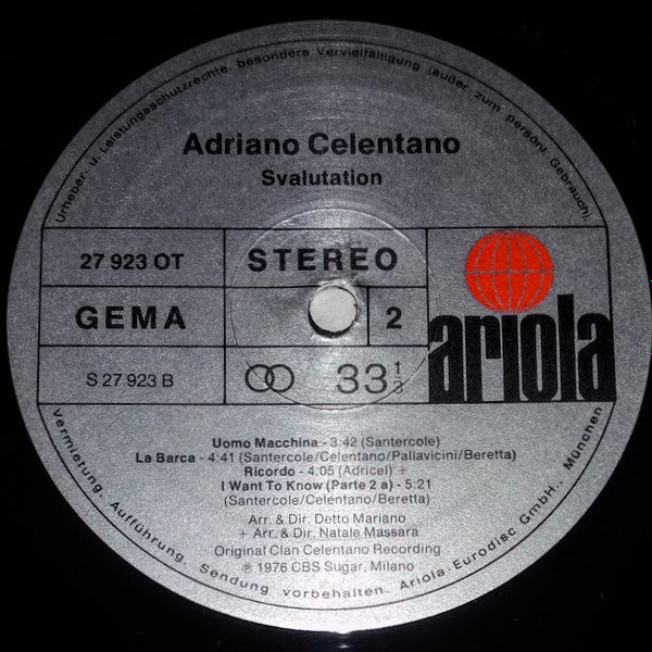 Adriano Celentano -Svalutation