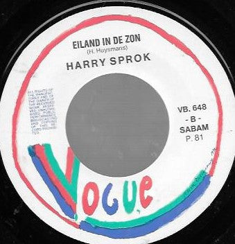 Harry Sprok -Brief Aan St.Niklaas