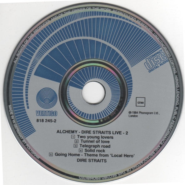 Dire Straits -Alchemy - Dire Straits Live