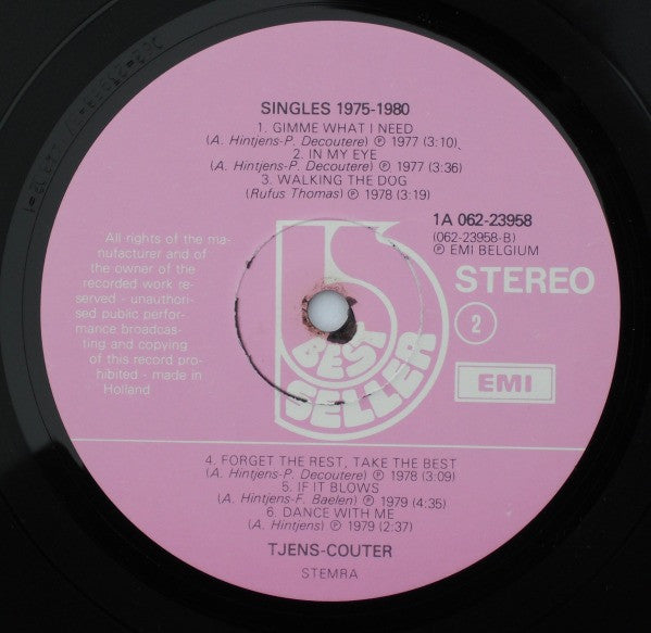 Tjens Couter -Singles 1975-1980