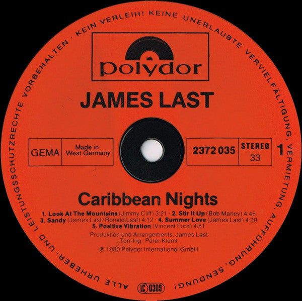 James Last -Caribbean Nights