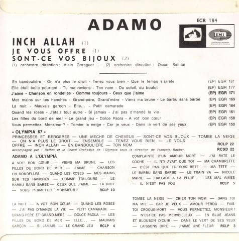 Adamo -Inch' Allah