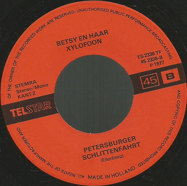 Betsy En Haar Xylofoon - Circus Renz / Petersburger Schlittenfahrt