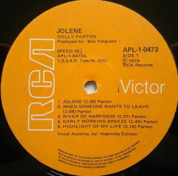 Dolly Parton -Jolene