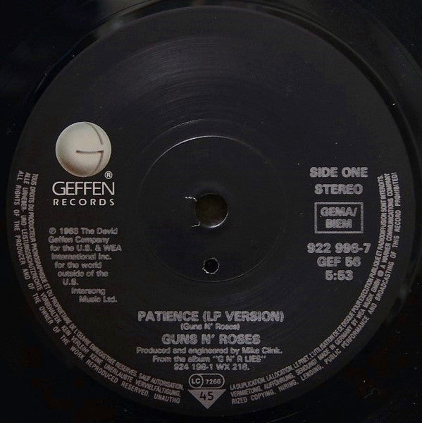 Guns N' Roses -Patience