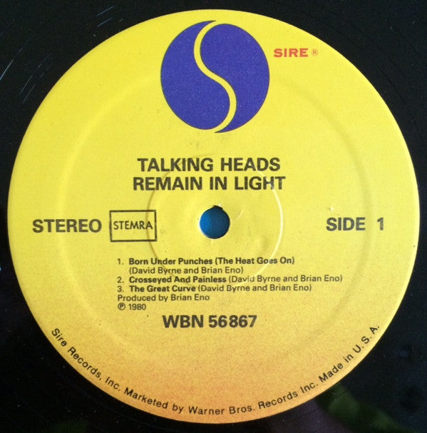 Talking Heads -Remain In Light