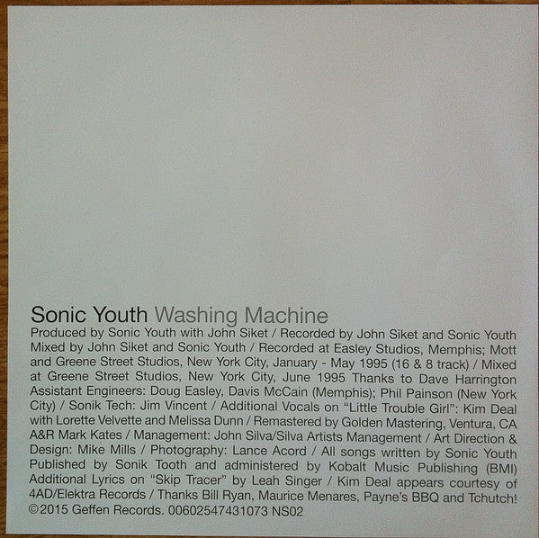 Sonic Youth -Washing Machine