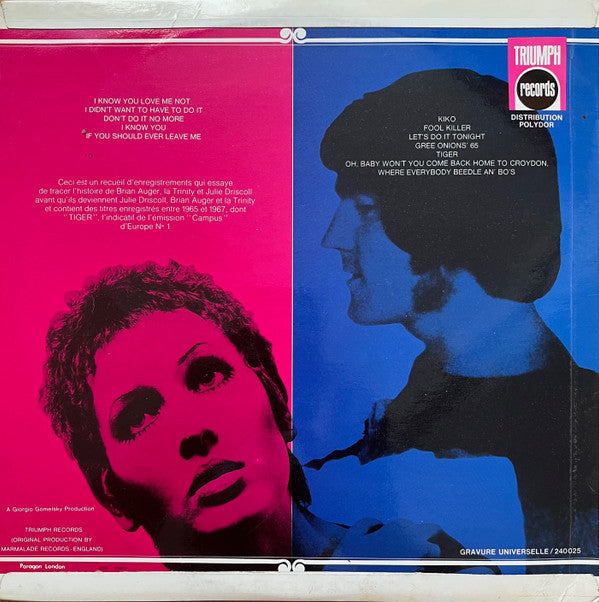 Julie Driscoll & Brian Auger The Trinity* -Chronicle (1965-1967) Including Tiger
