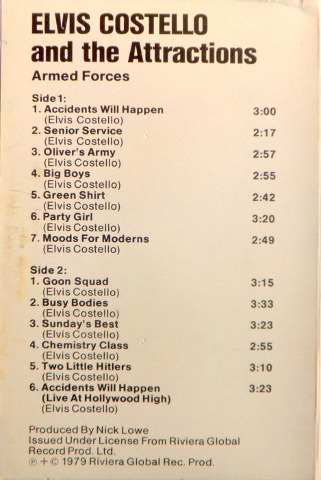 Elvis Costello And The Attractions* -Armed Forces