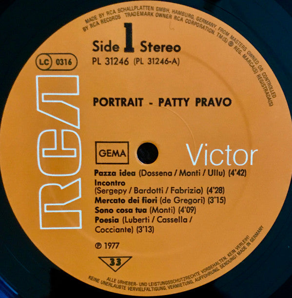 Patty Pravo - Portrait