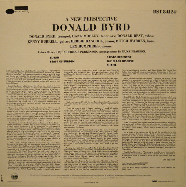 Donald Byrd - A New Perspective