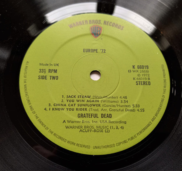 Grateful Dead* -Europe '72