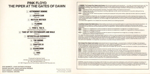 Pink Floyd -The Piper At The Gates Of Dawn