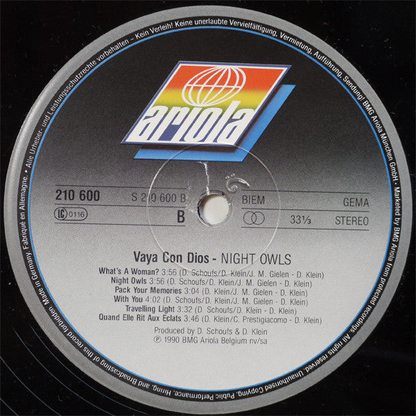 Vaya Con Dios -Night Owls