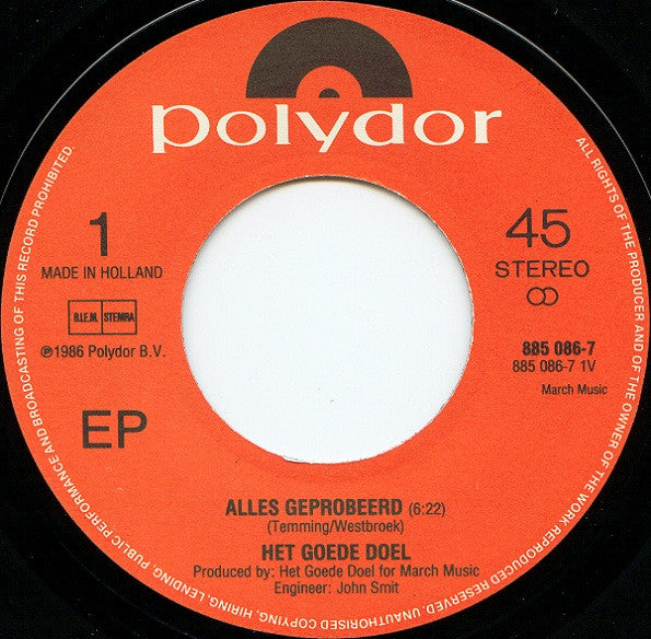 Het Goede Doel -Alles Geprobeerd
