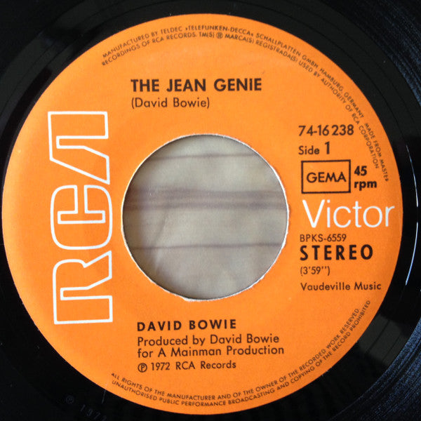 David Bowie -The Jean Genie / Ziggy Stardust