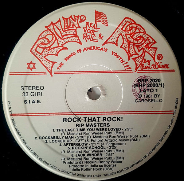 Rip Masters -Rock That Rock!