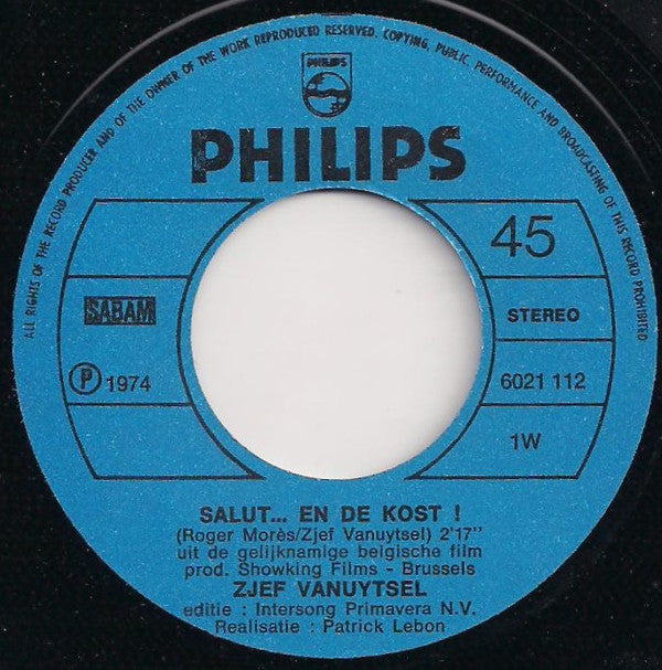 Zjef Vanuytsel -Salut... En De Kost !