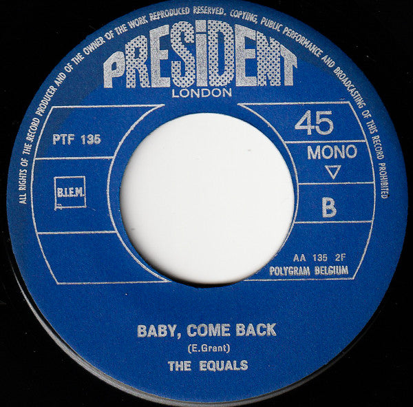 The Equals - Baby, Come Back