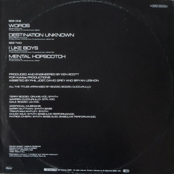 Missing Persons -Missing Persons