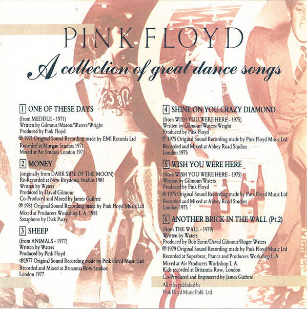 Pink Floyd - A Collection Of Great Dance Songs