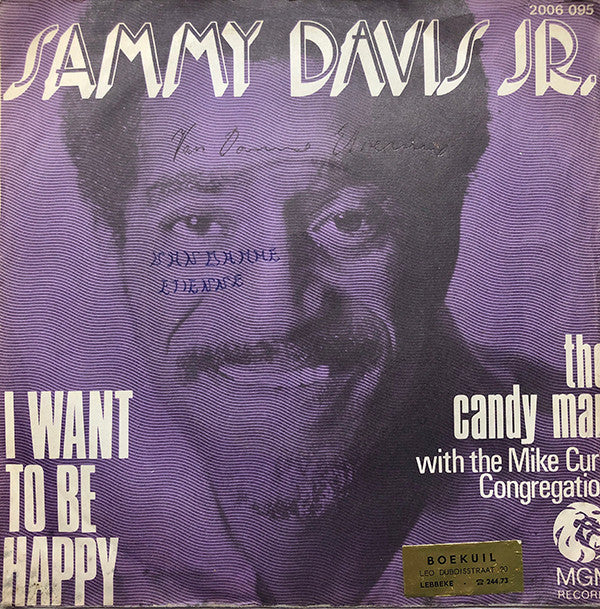 Sammy Davis Jr. With The Mike Curb Congregation -I Want To Be Happy