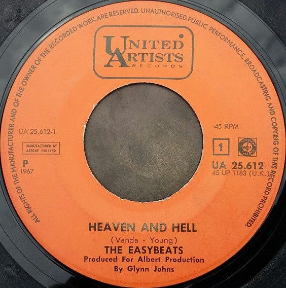 The Easybeats -Heaven And Hell / Pretty Girl