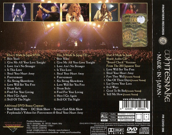 Whitesnake -Made In Japan