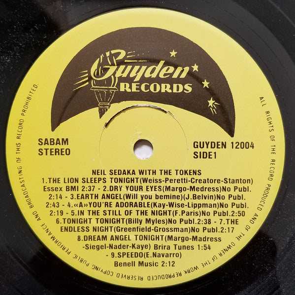 Neil Sedaka With The Tokens -Neil Sedaka With The Tokens