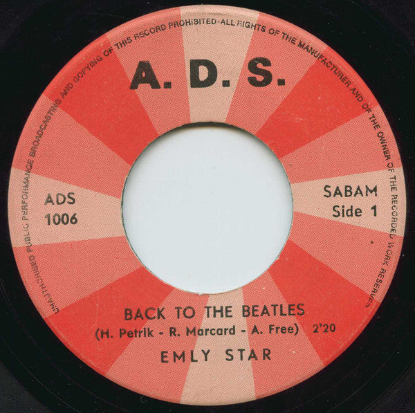 Emly Star* -Back To The Beatles / I'll Risk It